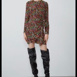 Zara multicolored mini dress XS SOLD OUT